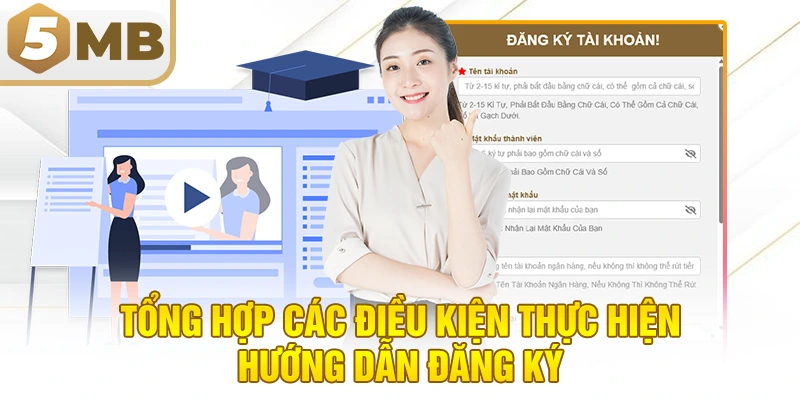 Tổng hợp các điều kiện thực hiện hướng dẫn đăng ký